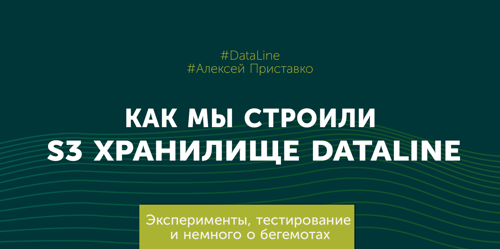 Как мы строили S3 хранилище DataLine. Эксперименты, тестирование и немного о бегемотах - 1